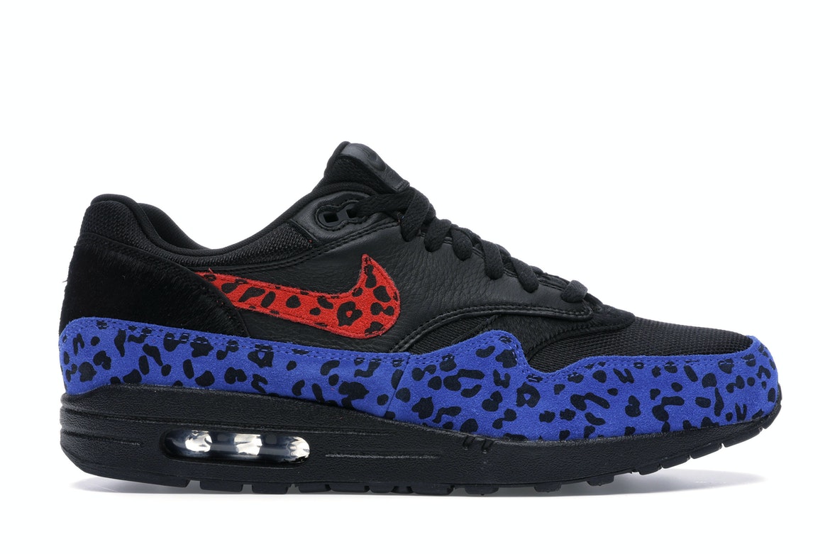 black red and leopard air max