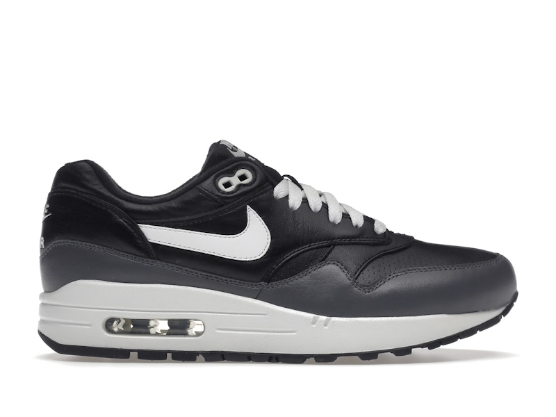 Air max 1 grey white black hot sale