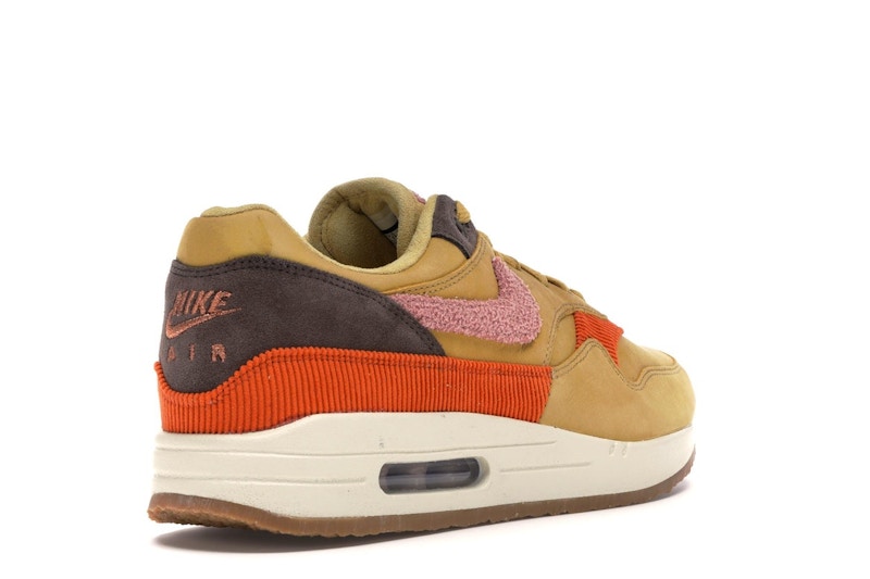 Nike Air Max 1 Crepe Wheat Gold Rust Pink