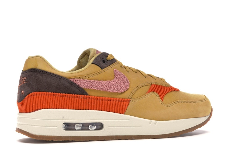 Nike Air Max 1 Crepe Wheat Gold Rust Pink
