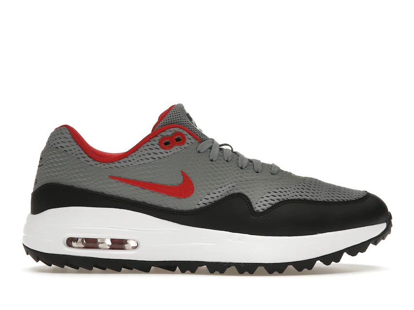 Nike Air Max 1 Golf Particle Grey Red 0