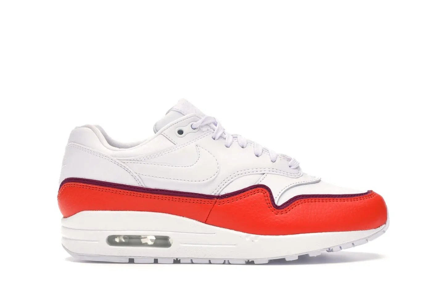 Nike Air Max 1 Liner White Red (Women's) - 881101-102 - US