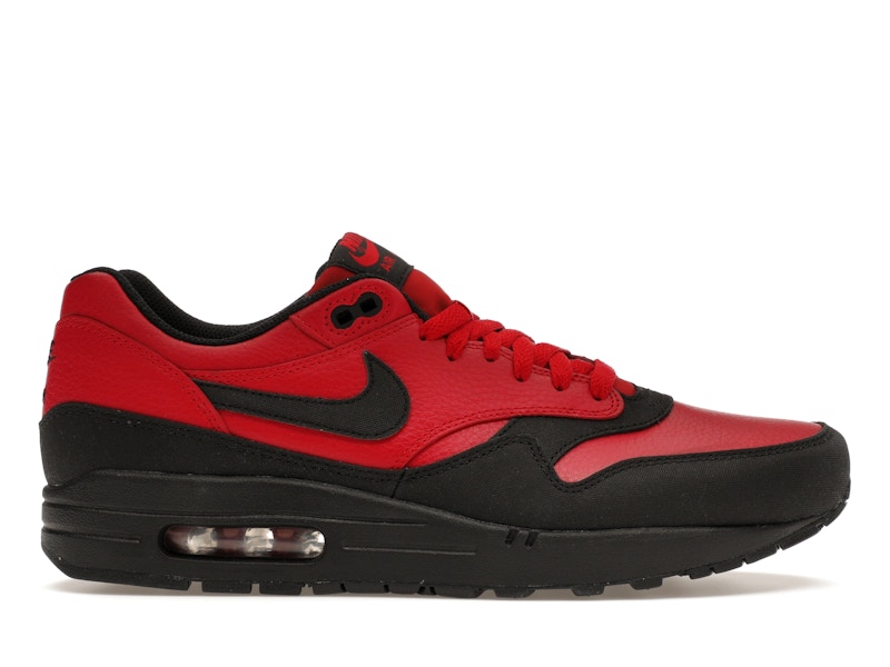 Air max 1 red white black sales