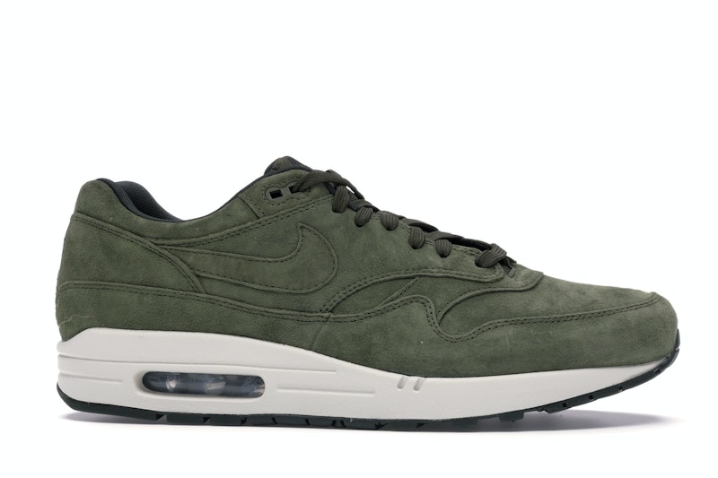 Nike Air Max 1 Olive Canvas Suede