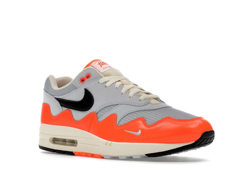 Nike Air Max 1 Patta Waves Hyper Crimson Pure Platinum (With Bracelet)