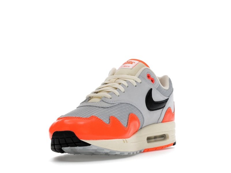 Nike Air Max 1 Patta Waves Hyper Crimson Pure Platinum (With Bracelet)