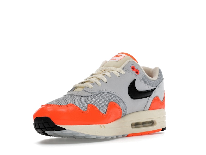 Nike Air Max 1 Patta Waves Hyper Crimson Pure Platinum (With Bracelet)