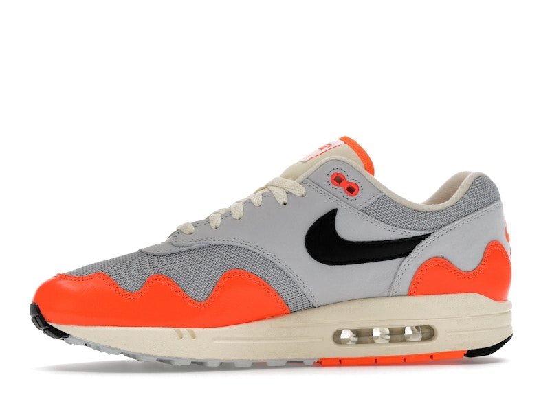 Nike Air Max 1 Patta Waves Hyper Crimson Pure Platinum (With Bracelet)