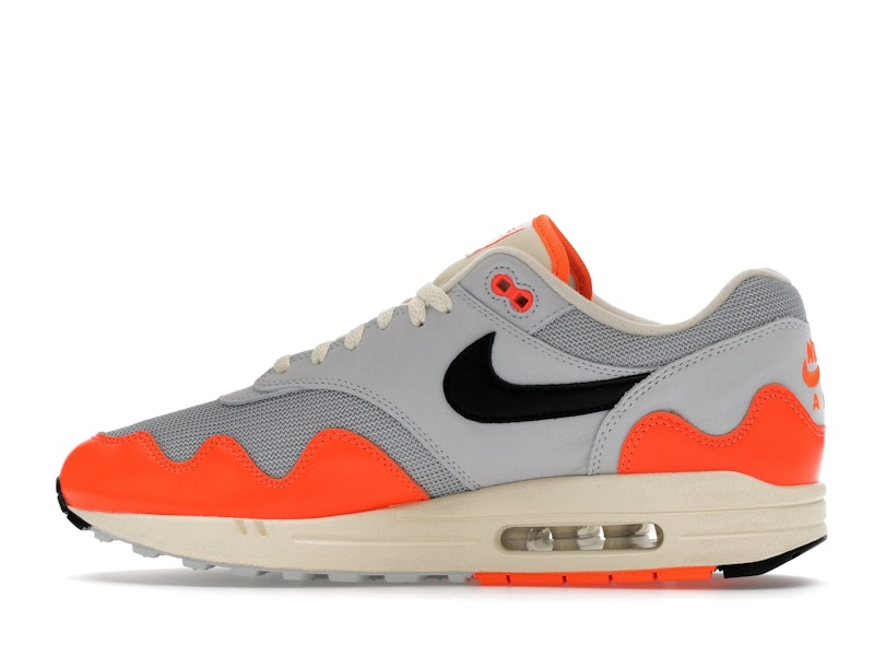 Nike Air Max 1 Patta Waves Hyper Crimson Pure Platinum (With Bracelet)