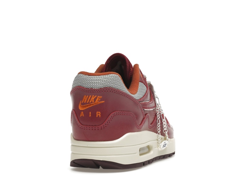 Nike Air Max 1 Patta Waves Rush Maroon (with Bracelet)