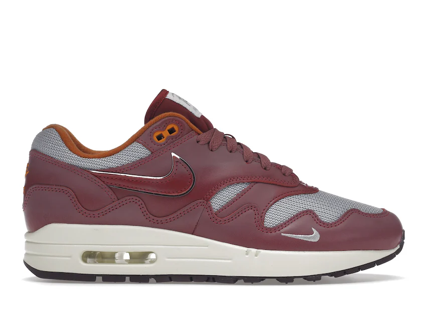 Nike Air Max 1 Patta Waves Rush Maroon (without Bracelet) 0
