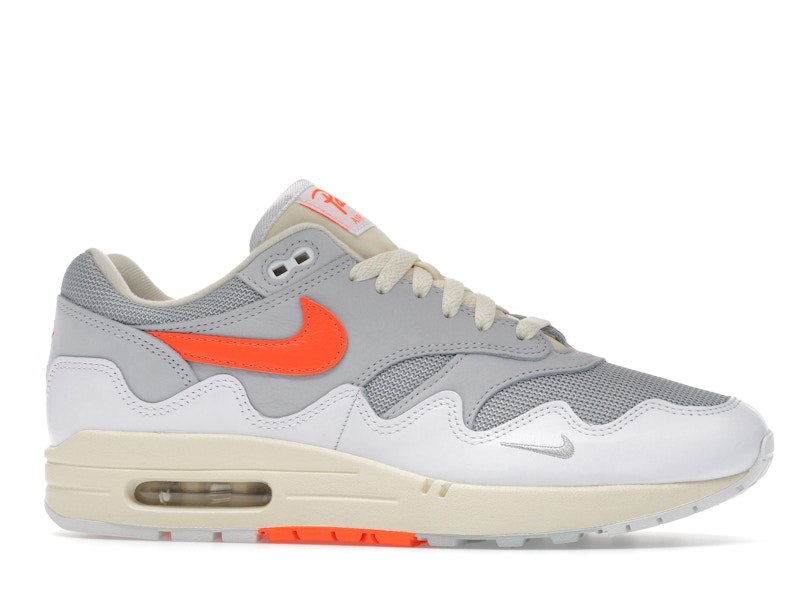 Nike Air Max 1 Patta Waves White Hyper Crimson (With Bracelet)