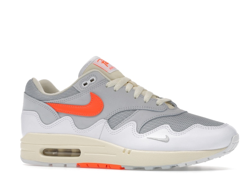 Nike Air Max 1 Patta Waves White Hyper Crimson (With Bracelet)