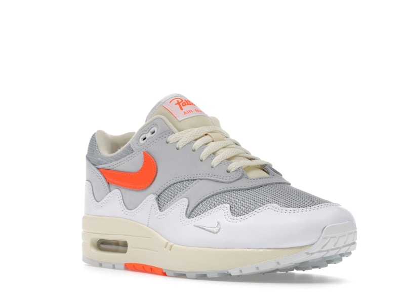 Nike Air Max 1 Patta Waves White Hyper Crimson (With Bracelet)