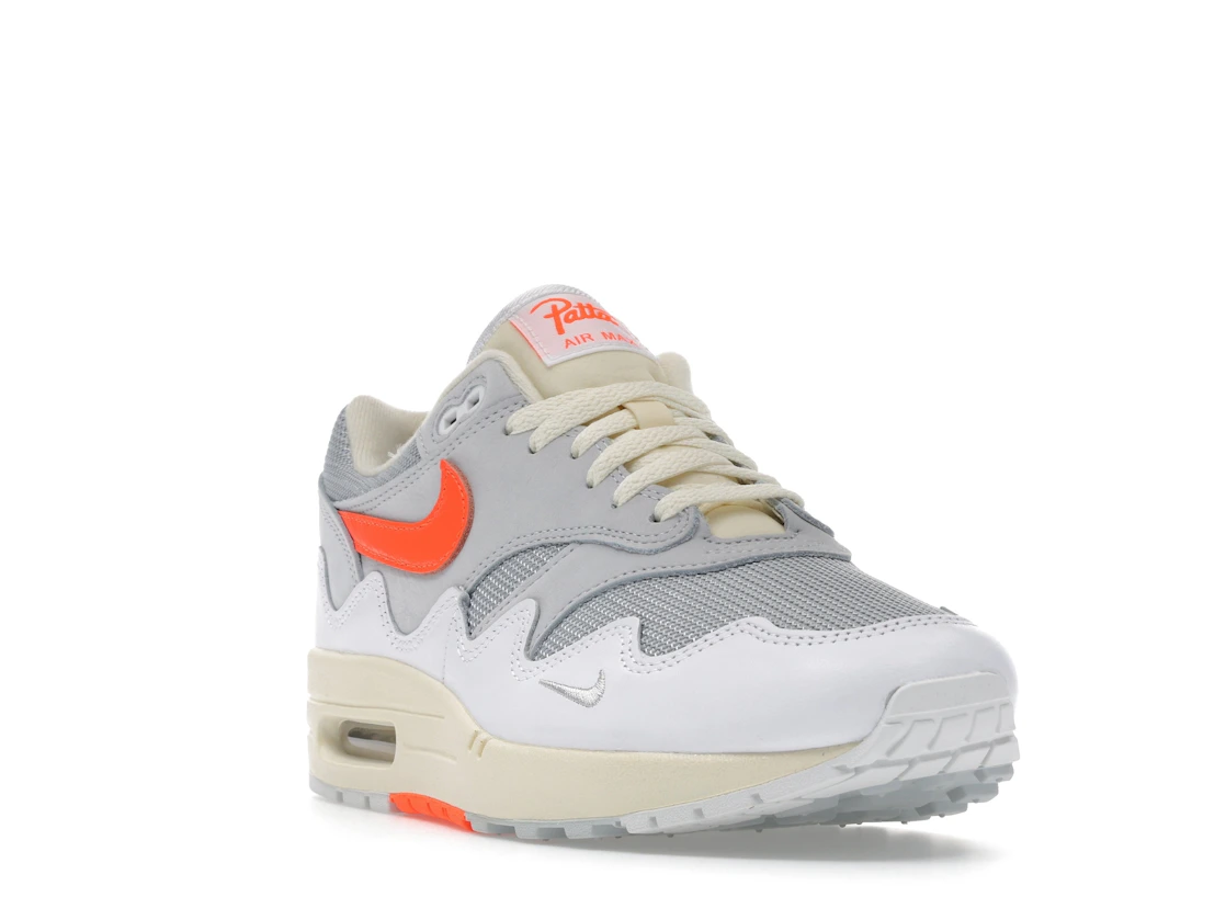 Nike Air Max 1 Patta Waves White Hyper Crimson (With Bracelet)
