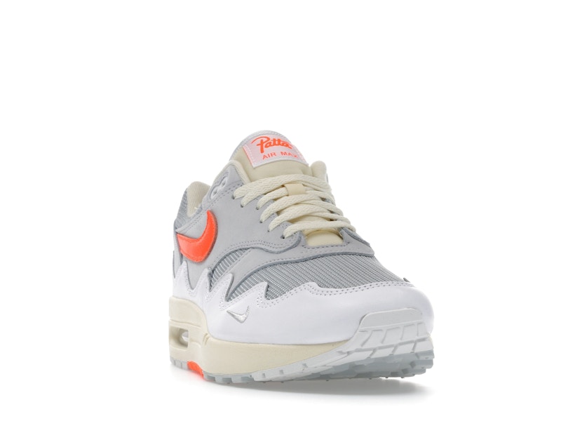 Nike Air Max 1 Patta Waves White Hyper Crimson (With Bracelet)