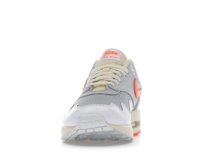 Nike Air Max 1 Patta Waves White Hyper Crimson (With Bracelet)