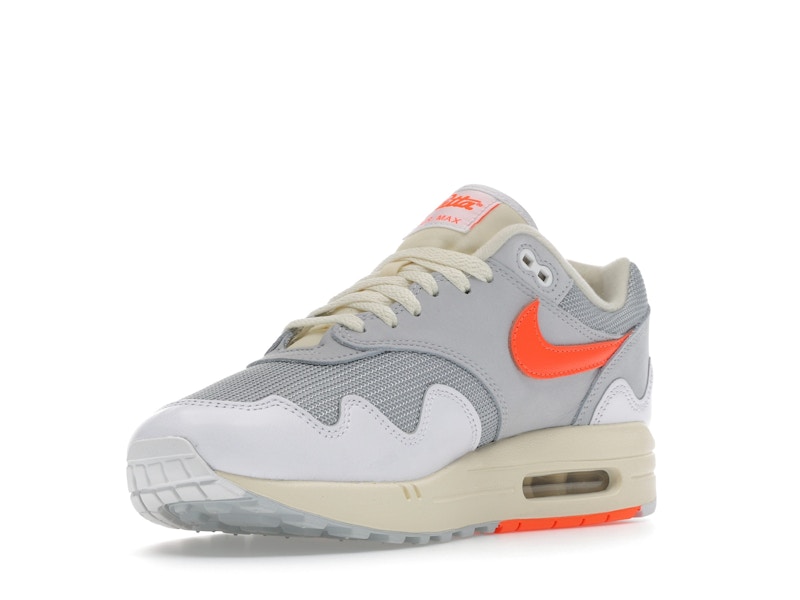 Nike Air Max 1 Patta Waves White Hyper Crimson (With Bracelet)