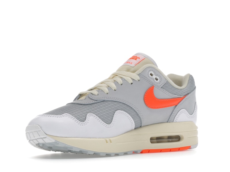 Nike Air Max 1 Patta Waves White Hyper Crimson (With Bracelet)