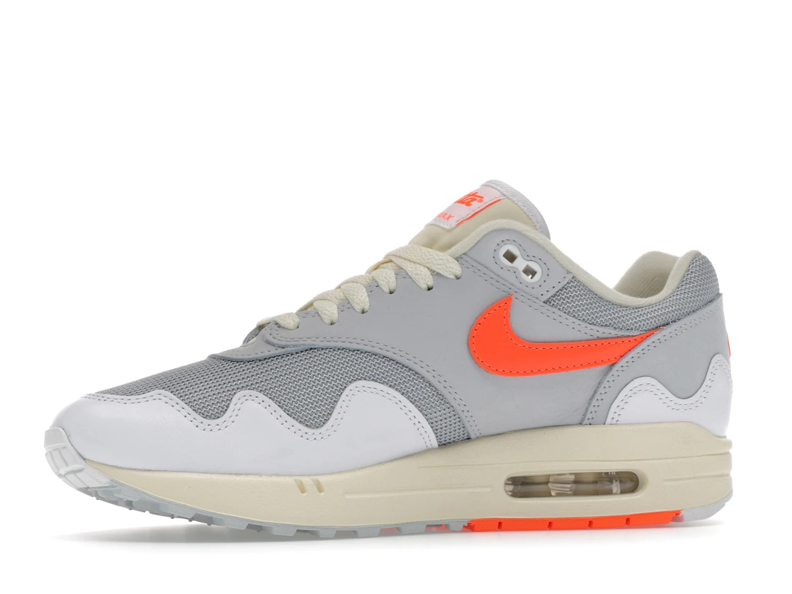 Nike Air Max 1 Patta Waves White Hyper Crimson (With Bracelet)