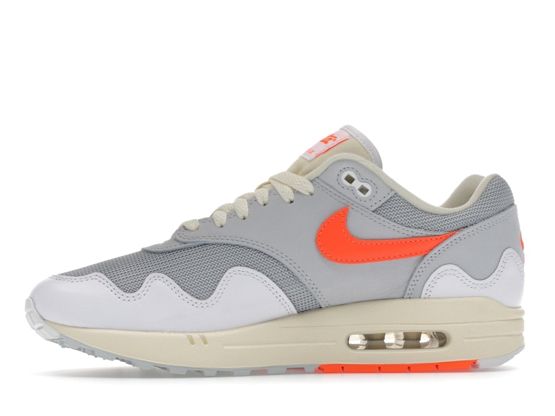 Nike Air Max 1 Patta Waves White Hyper Crimson (With Bracelet)