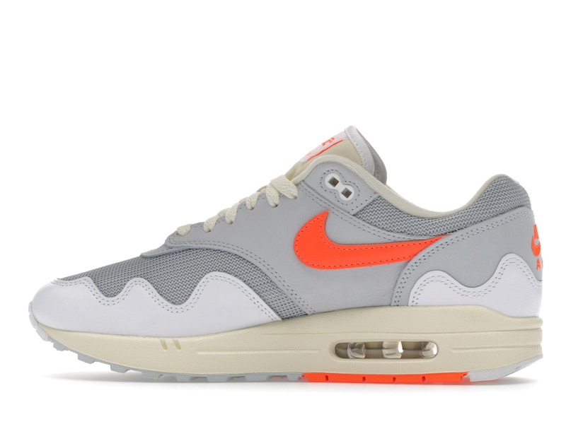 Nike Air Max 1 Patta Waves White Hyper Crimson (With Bracelet)