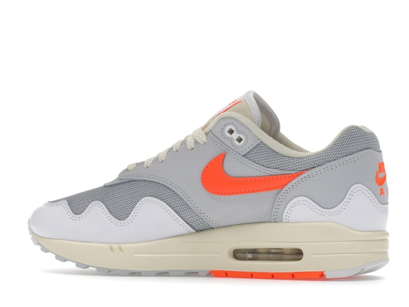 Nike Air Max 1 Patta Waves White Hyper Crimson (With Bracelet)