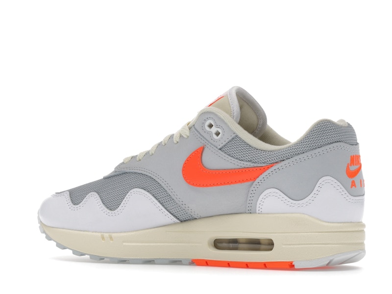 Nike Air Max 1 Patta Waves White Hyper Crimson (With Bracelet)