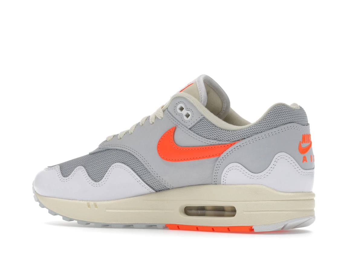 Nike Air Max 1 Patta Waves White Hyper Crimson (With Bracelet)