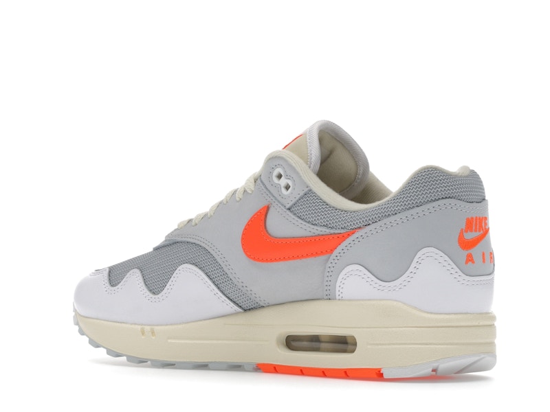 Nike Air Max 1 Patta Waves White Hyper Crimson (With Bracelet)