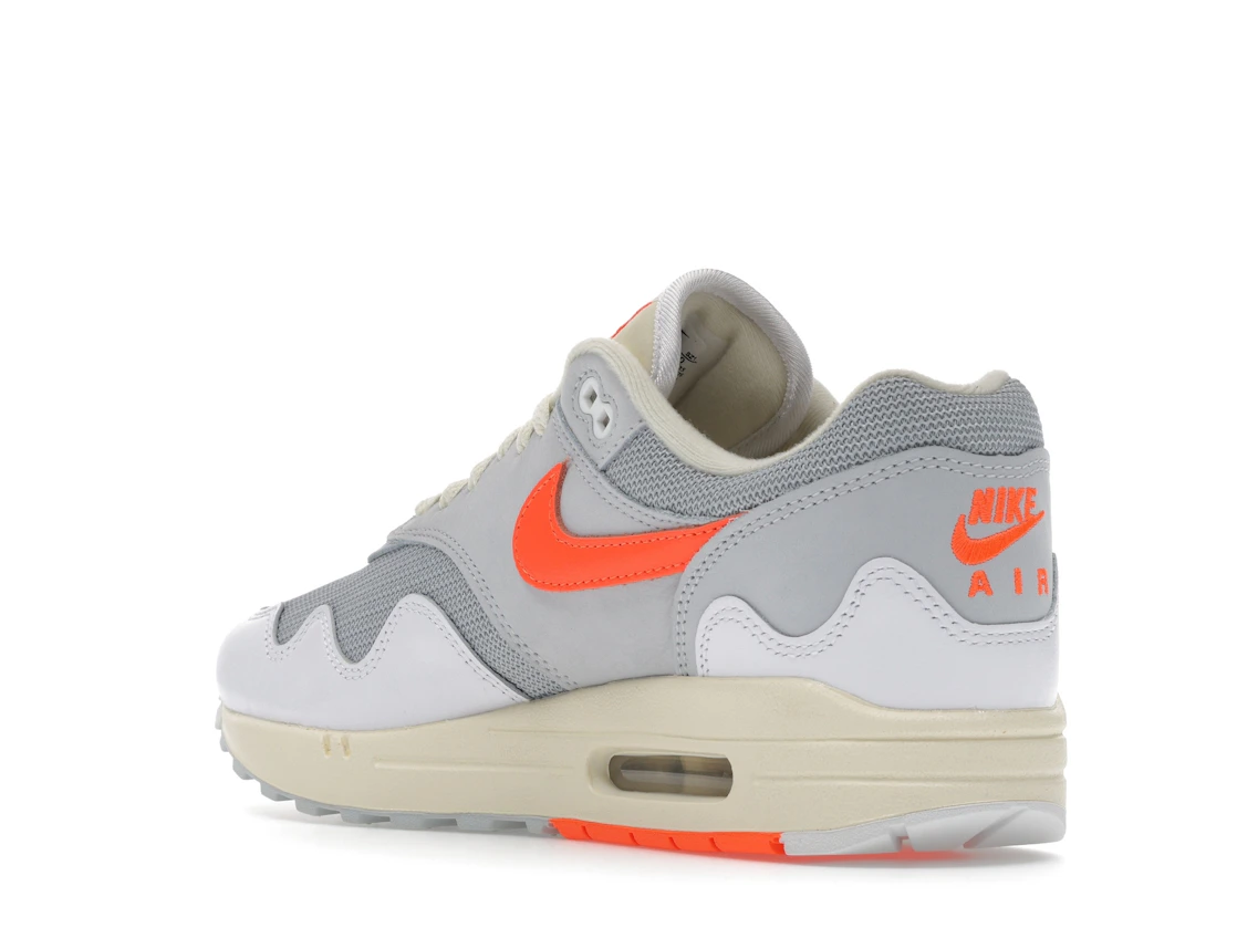 Nike Air Max 1 Patta Waves White Hyper Crimson (With Bracelet)