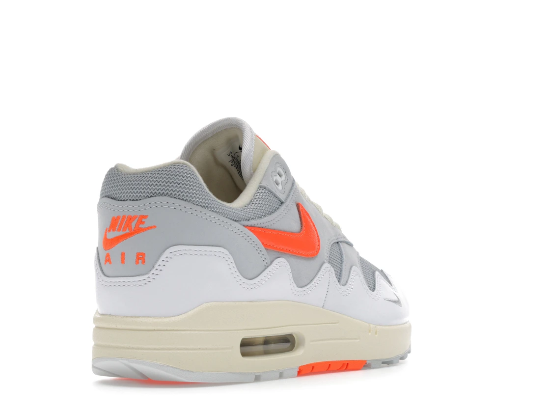 Nike Air Max 1 Patta Waves White Hyper Crimson (With Bracelet)