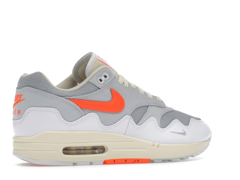 Nike Air Max 1 Patta Waves White Hyper Crimson (With Bracelet)