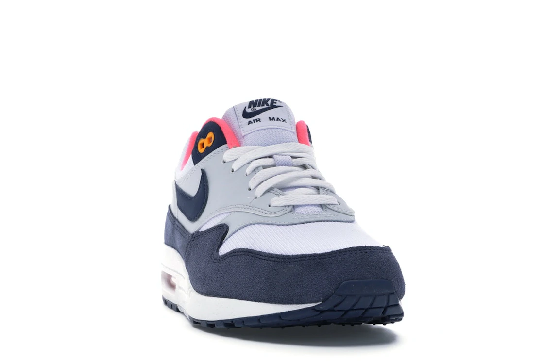 Nike Air Max 1 Pure Platinum Midnight Navy Racer Pink (Women's)