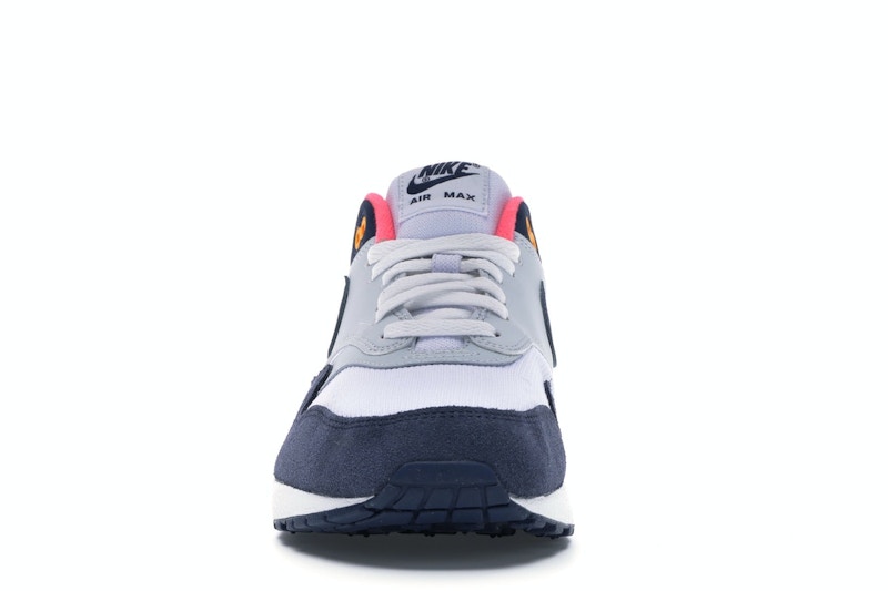 Nike Air Max 1 Pure Platinum Midnight Navy Racer Pink (Women's)