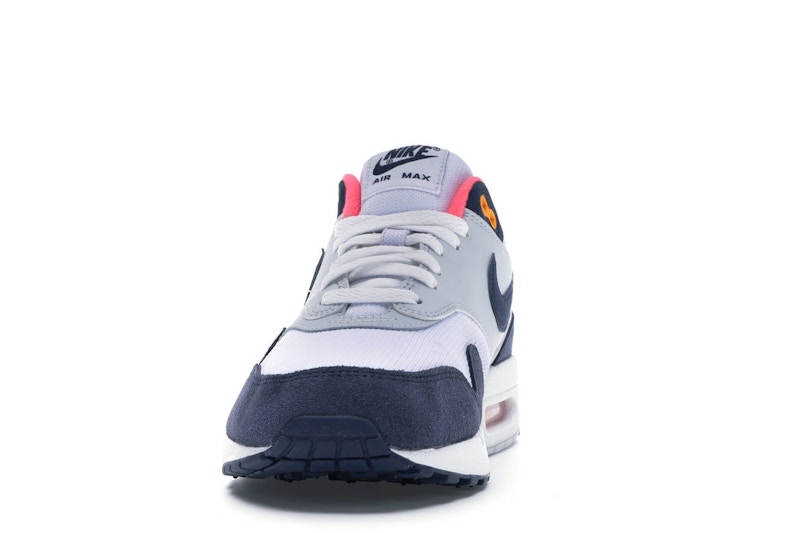 Nike Air Max 1 Pure Platinum Midnight Navy Racer Pink (Women's)