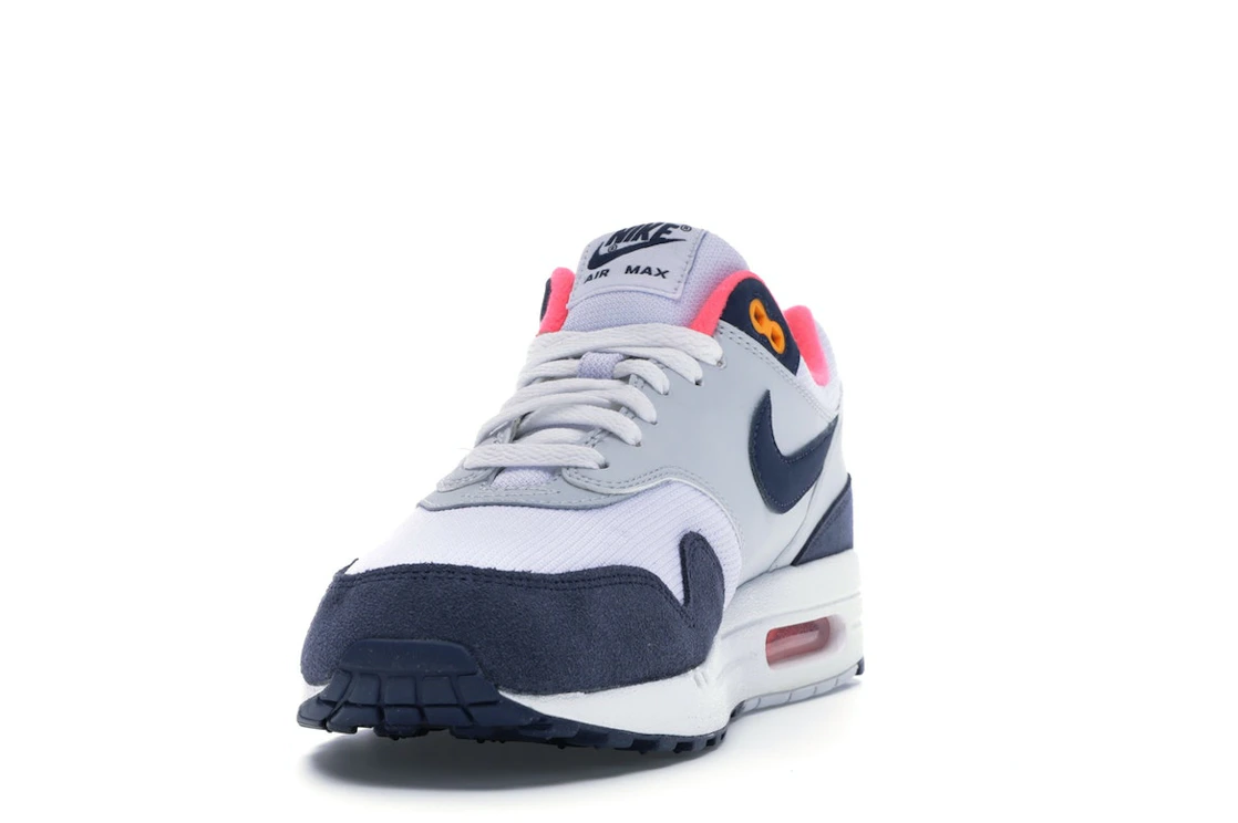 Nike Air Max 1 Pure Platinum Midnight Navy Racer Pink (Women's)