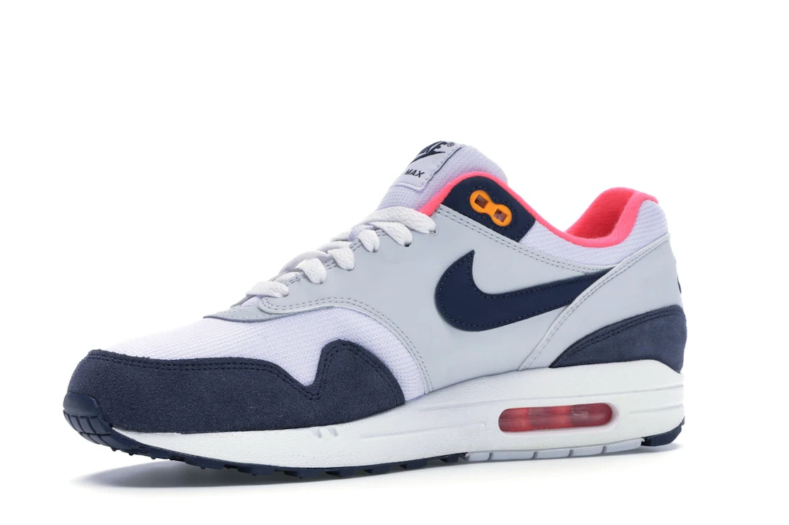 Nike Air Max 1 Pure Platinum Midnight Navy Racer Pink (Women's)