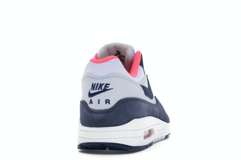 Nike Air Max 1 Pure Platinum Midnight Navy Racer Pink (Women's)