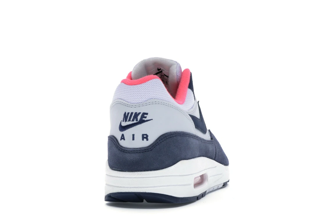 Nike Air Max 1 Pure Platinum Midnight Navy Racer Pink (Women's)