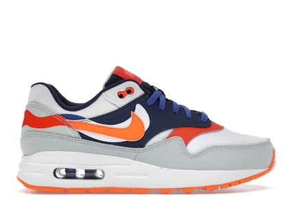 Photo Blue Air Max Blue And Orange Nike Men Blue Red Colourblocked