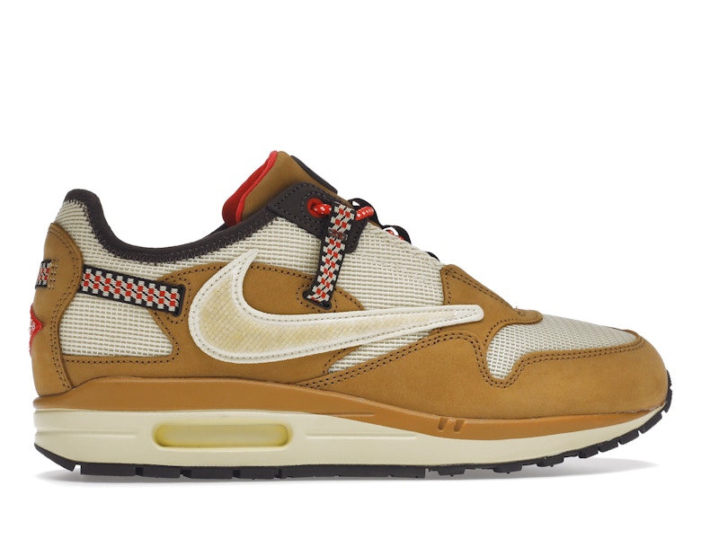 Nike Air Max 1 Travis Scott Cactus Jack Wheat Lemon Drop