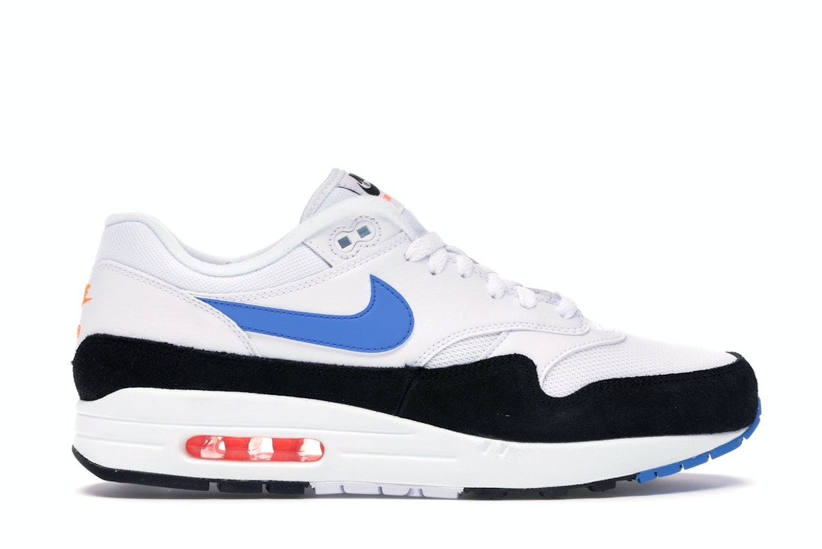 Nike Air Max 1 White Photo Blue Black - AH8145-112