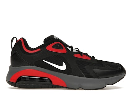 Nike Air Max 200 Black/University Red Men's CI3865-002 US