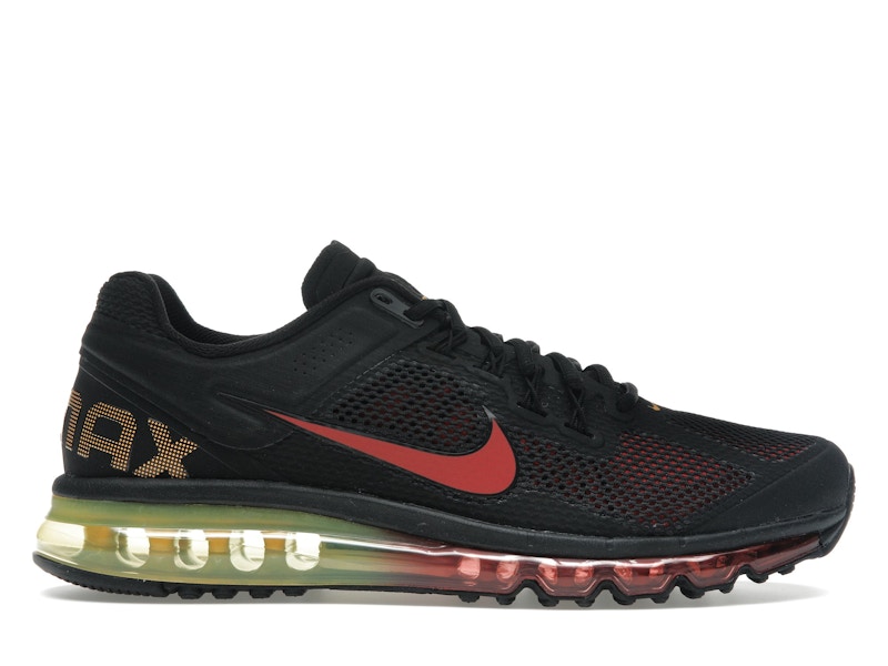 Nike Air Max 2013 Black Laser Orange University Red Men's - HF3660