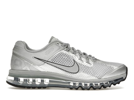 Nike Air Max 2013 Plateado Metálico Negro Hombre HQ3025-001 MX