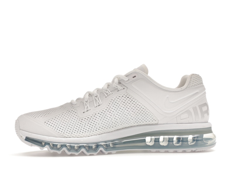 Nike Air Max 2013 White Metallic Slver