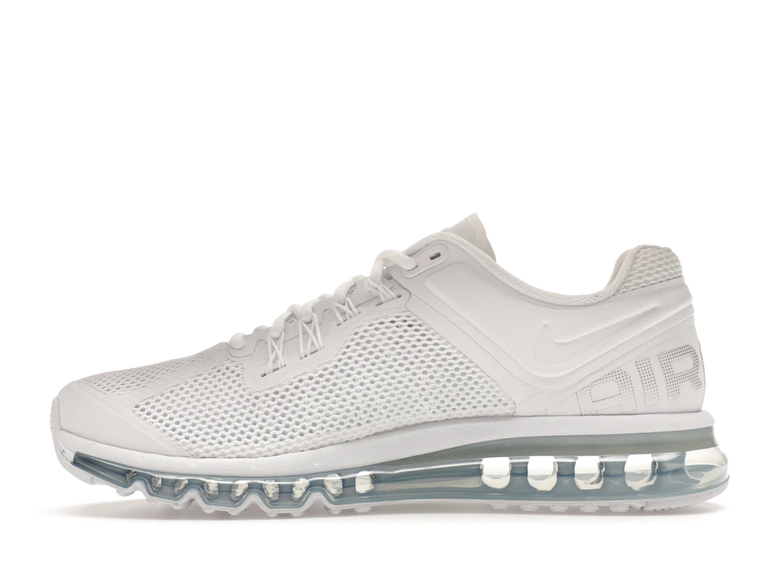 Nike Air Max 2013 White Metallic Slver