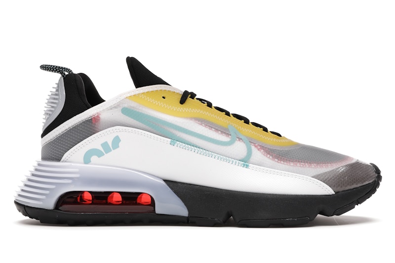 Nike air max yellow and deals white