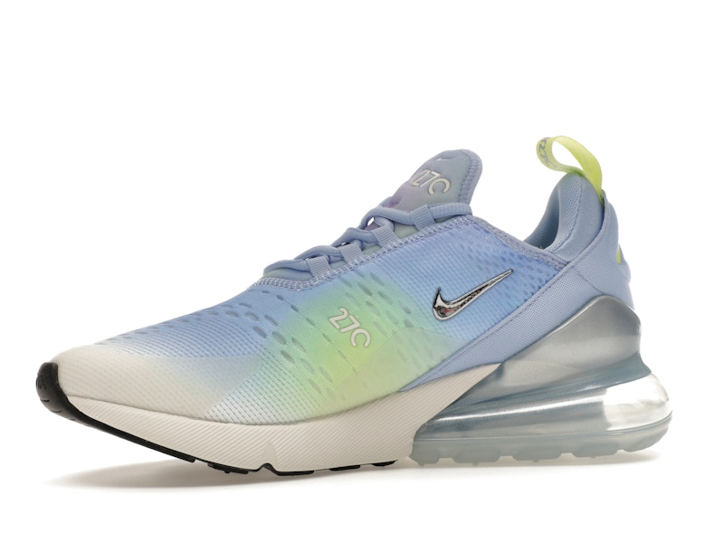 Nike Air Max 270 Aluminum Hydrangeas Light Lemon Twist Metallic Silver (Women's)